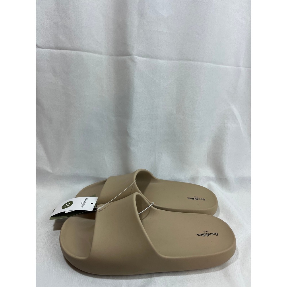 Goodfellow & Co Mens Tan Khaki Slide Sandals Size 11 F425071-Q4/23 New